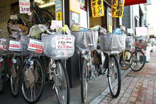 自転車も取り扱っております